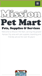 Mobile Screenshot of missionpetmart.com